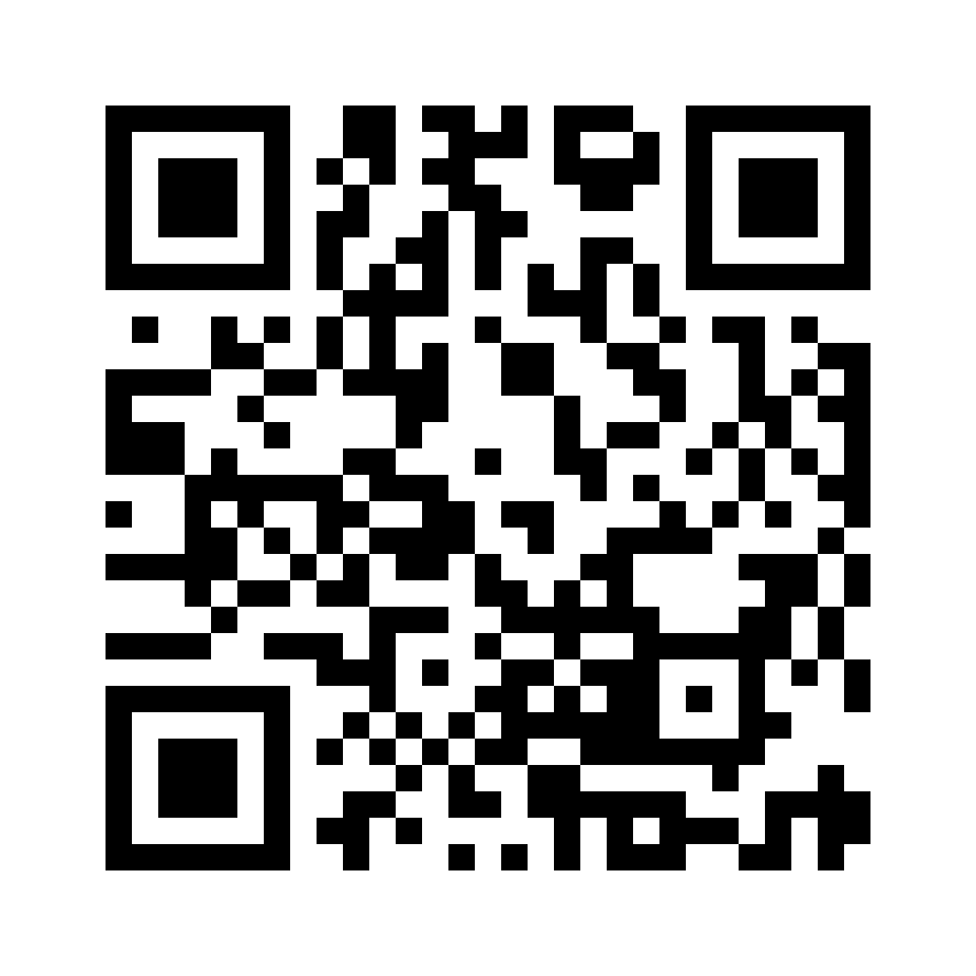 Amor Alice公式ホームページのQRコード